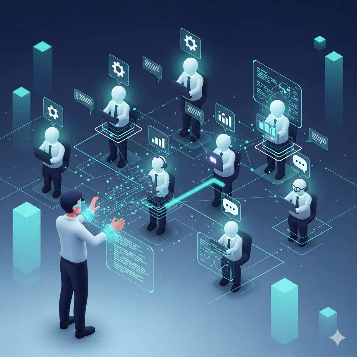 AI và phòng ban ảo